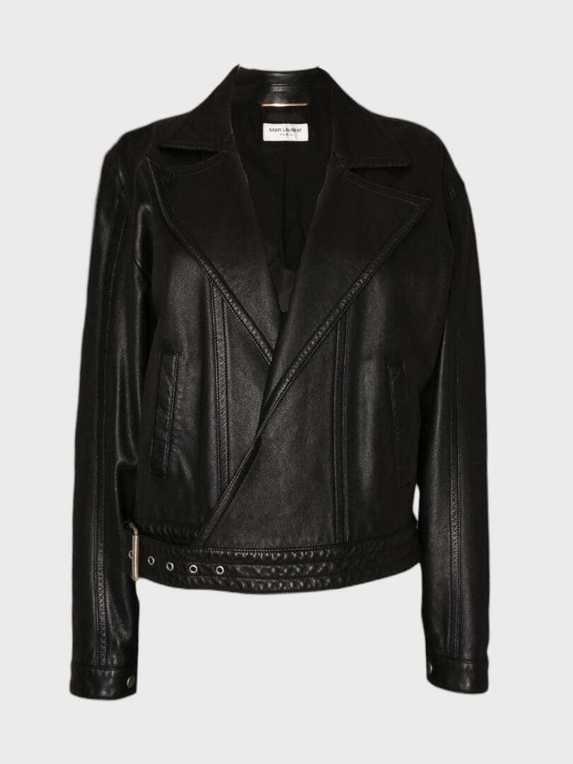 куртка кожаная 030345 - фото 1