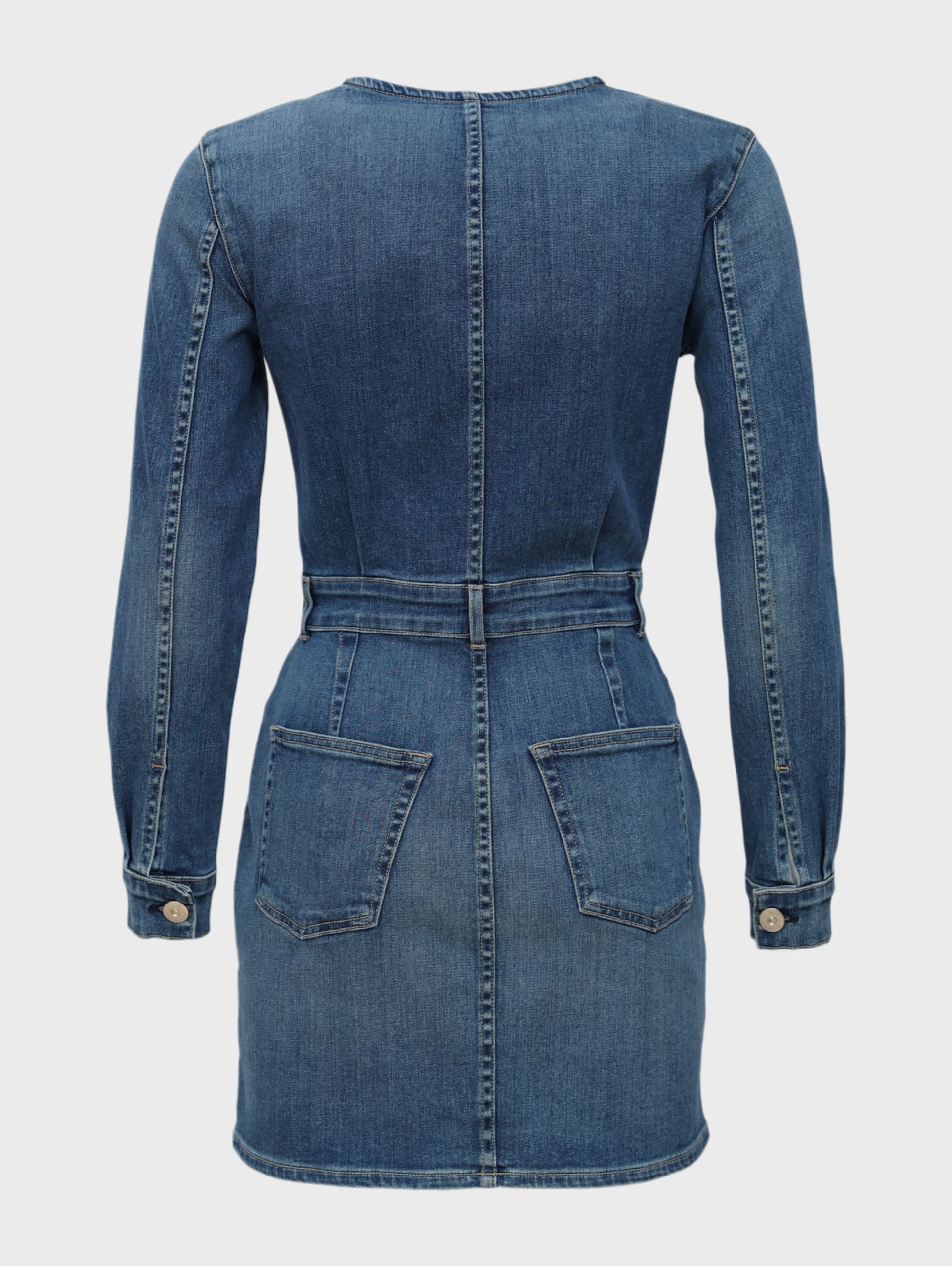 платье джинсовое - фото 2