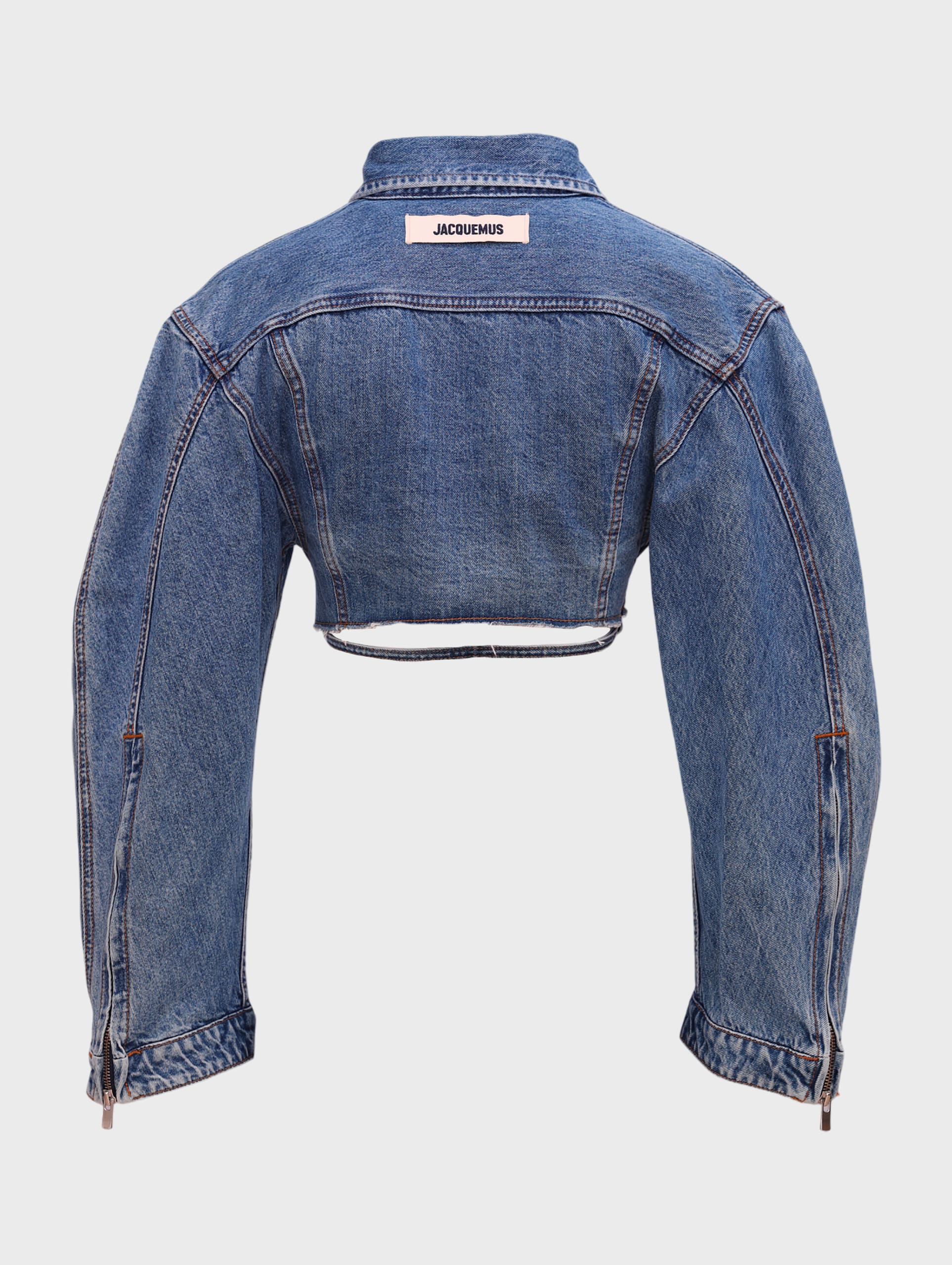 куртка джинсовая укороченная 311038 - фото 2